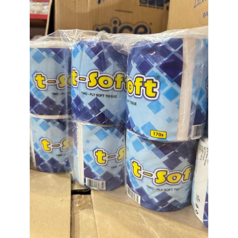 T-SOFT TISSUE ROLL 2PLY 170 SHEETS