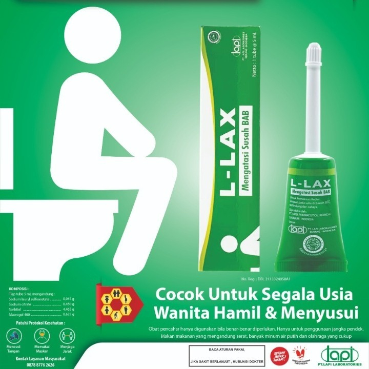 L-LAX-Mengatasi Sembelit Susah BAB
