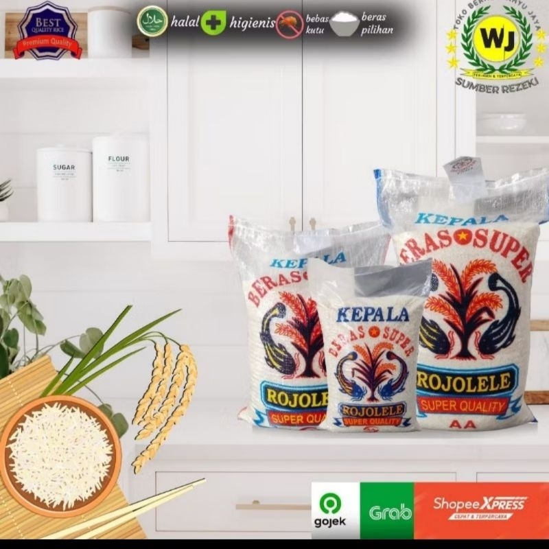 

BERAS ROJOLELE SUPER QUALITY 5 KG, 10 KG, 20 KG ( KARGO)