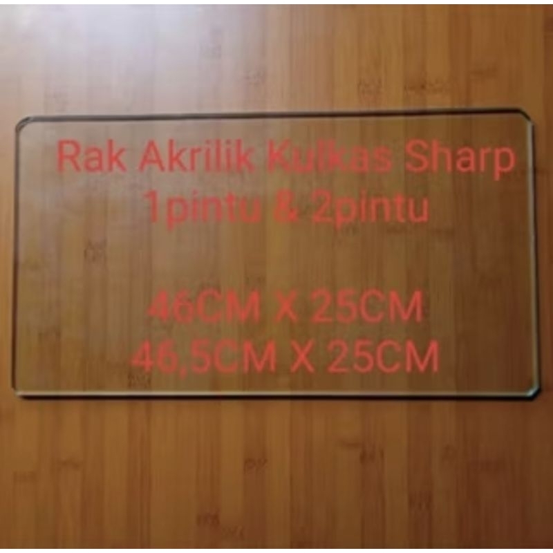 Rak Kaca Lemari Es Sharp Original