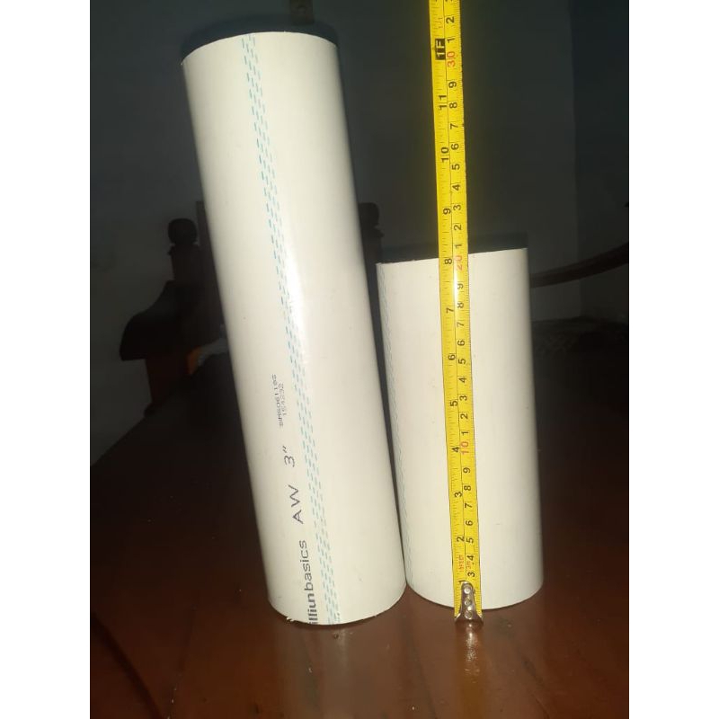 pipa pvc 3 inch aw panjang 20 cm