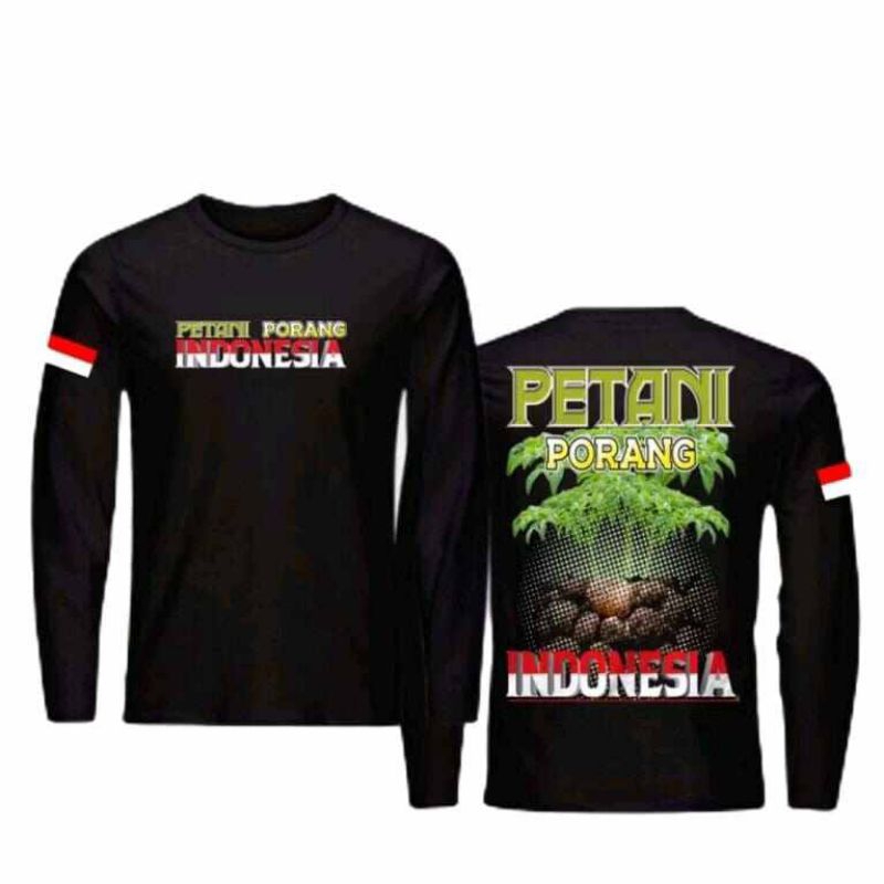KAOS PETANI PORANG INDONESIA COD // KAOS LENGAN PANJANG PETANI PORANG INDONESIA