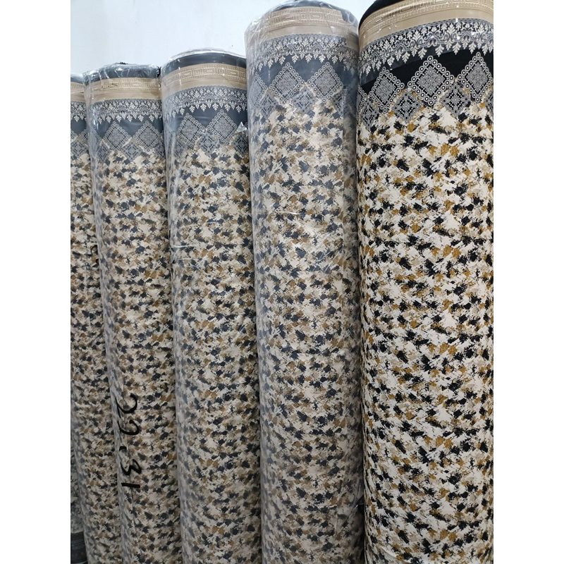 Kain Textile Rayon Viscose Motif Pinggir | Harga Tertera Per 0.5 m