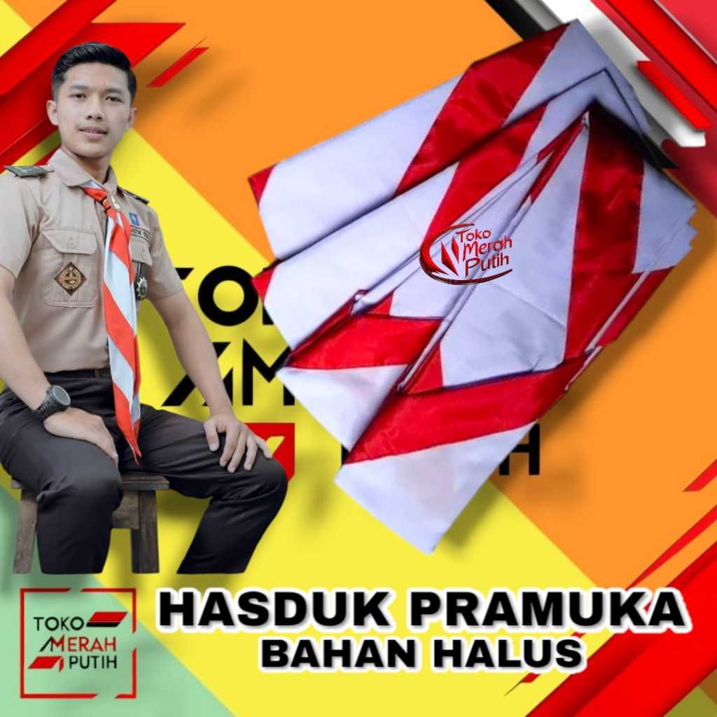 Kacu hasduk dasi pramuka SD SMP SMA PEMBINA SUPER JUMBO