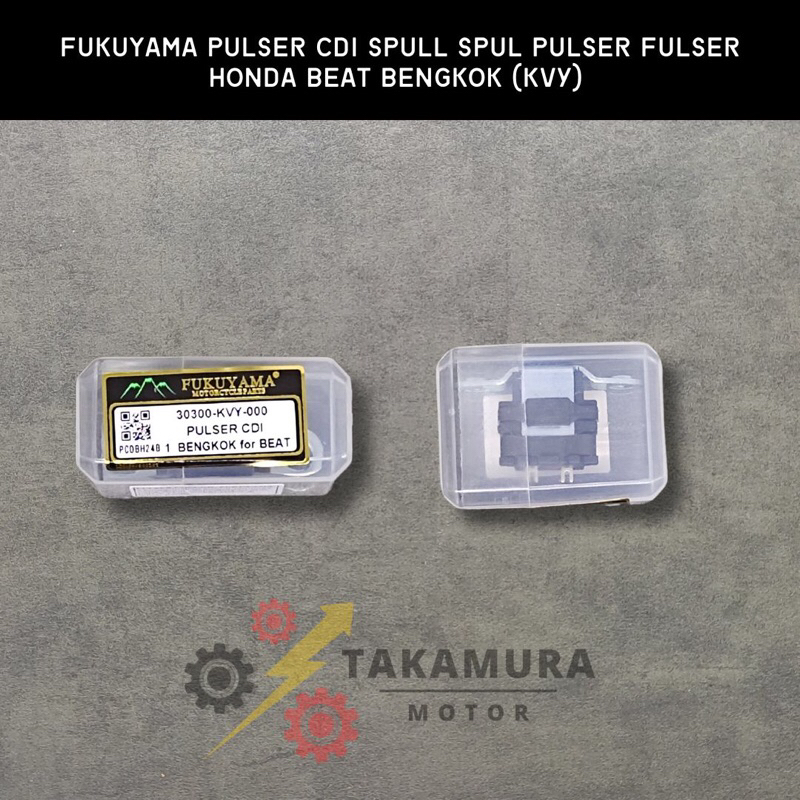 Fukuyama Pulser CDI Spull Spool Spul Pulser Fulser Honda Beat Kaki Bengkok (KVY-000) - Takamura Spar