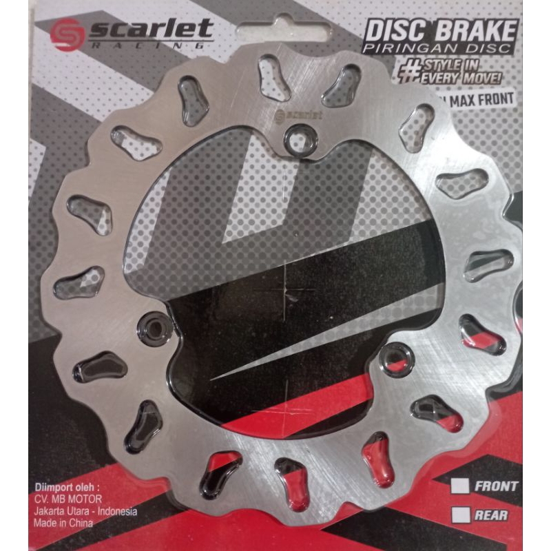 Disc Nmax Depan Piring Depan Nmax Piringan Depan Nmax Original Scarlet