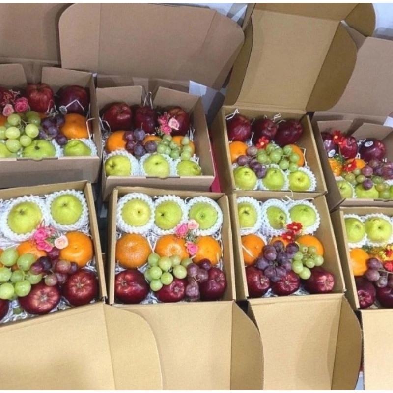 

Parsel buah ekonomis idul fitri natal imlek besuk fruit parcel