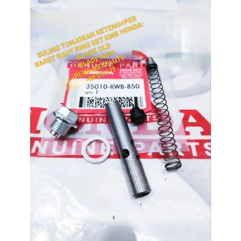 TONJOKAN SULING KETENG KARET PER BAUT SET KWB HONDA BLADE OLD REVO ABSOLUTE BLADE NEW REVO FIT REVO 