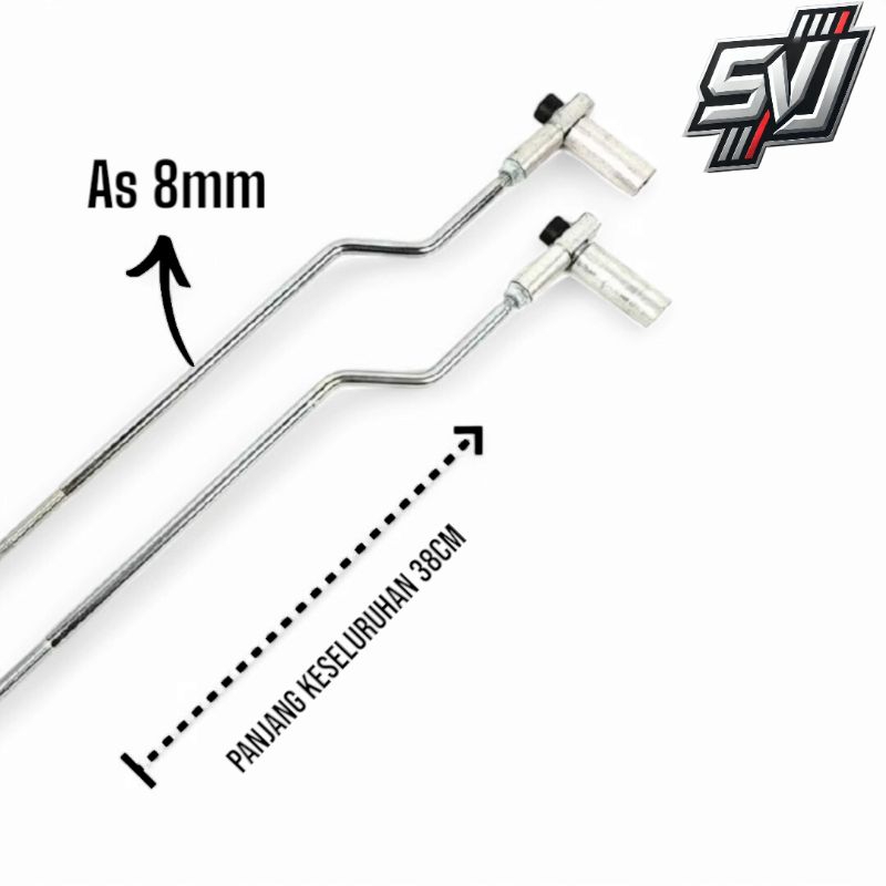 Tiang Rem Underbone Universal Stainles