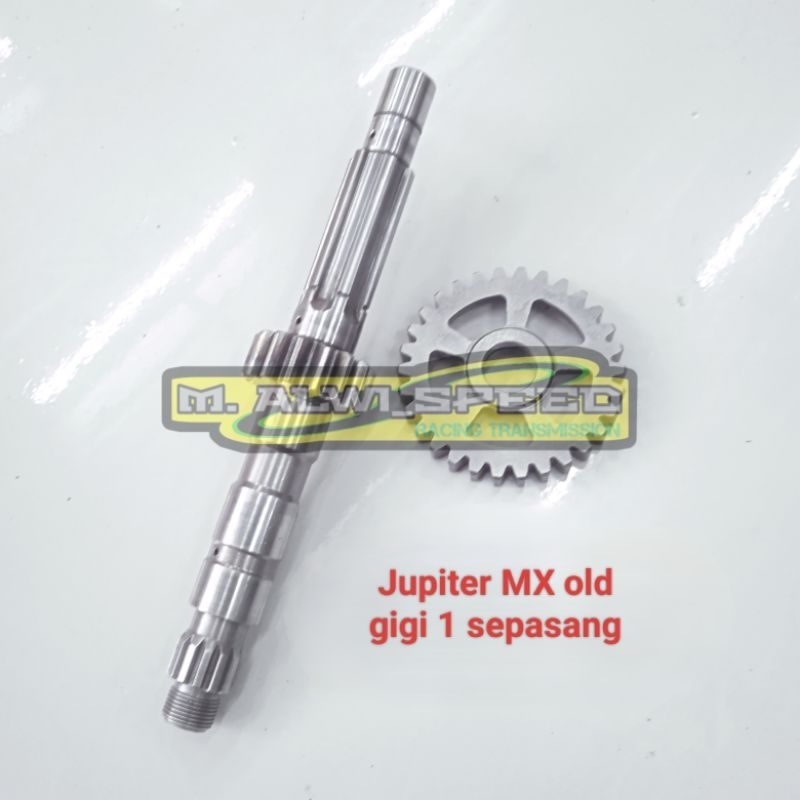 Rasio racing Jupiter MX old (4speed) gigi 1 sepasang