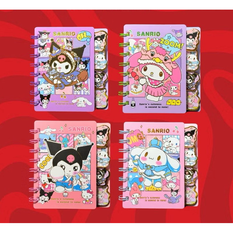 

Notebook Spiral A6 Sanrio Buku Catatan Sanrio Lucu Minibook