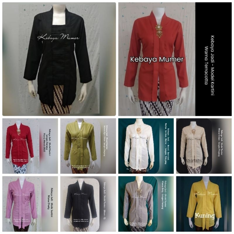 Kebaya Kutubaru Murah | Kebaya Kartini Hitam | Kebaya Kutubaru Opnesel | Kebaya Murah. Kebaya Merah.