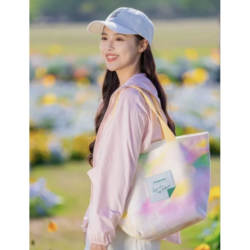 Starbucks Tas Totebag PINK edisi china