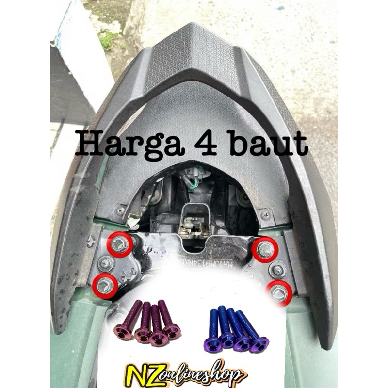 BAUT TITANIUM BEHEL BEAT DELUXE HARGA 4 BAUT