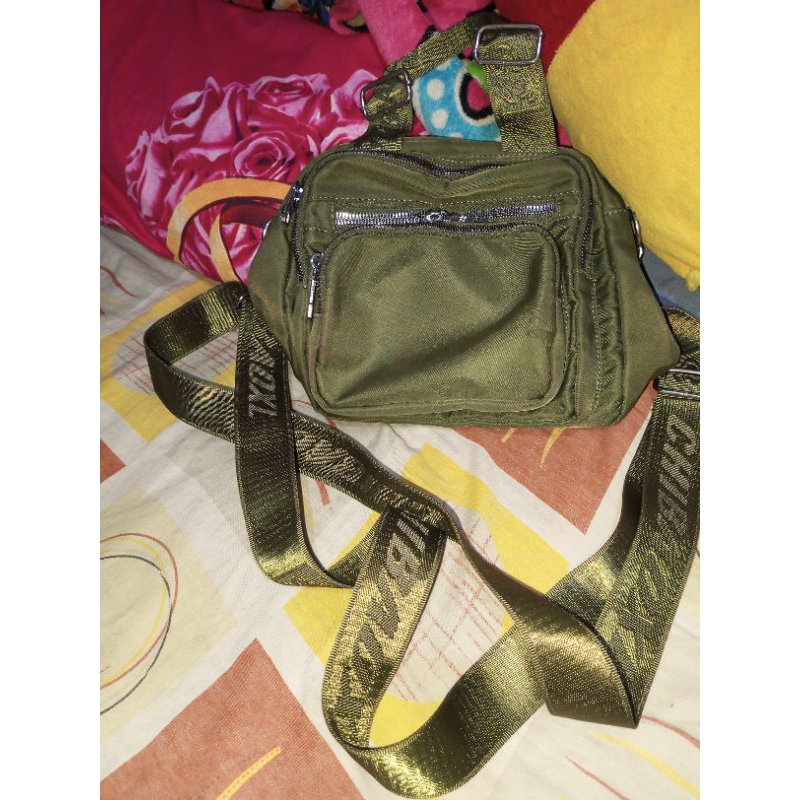 preloved tas hijau cantik