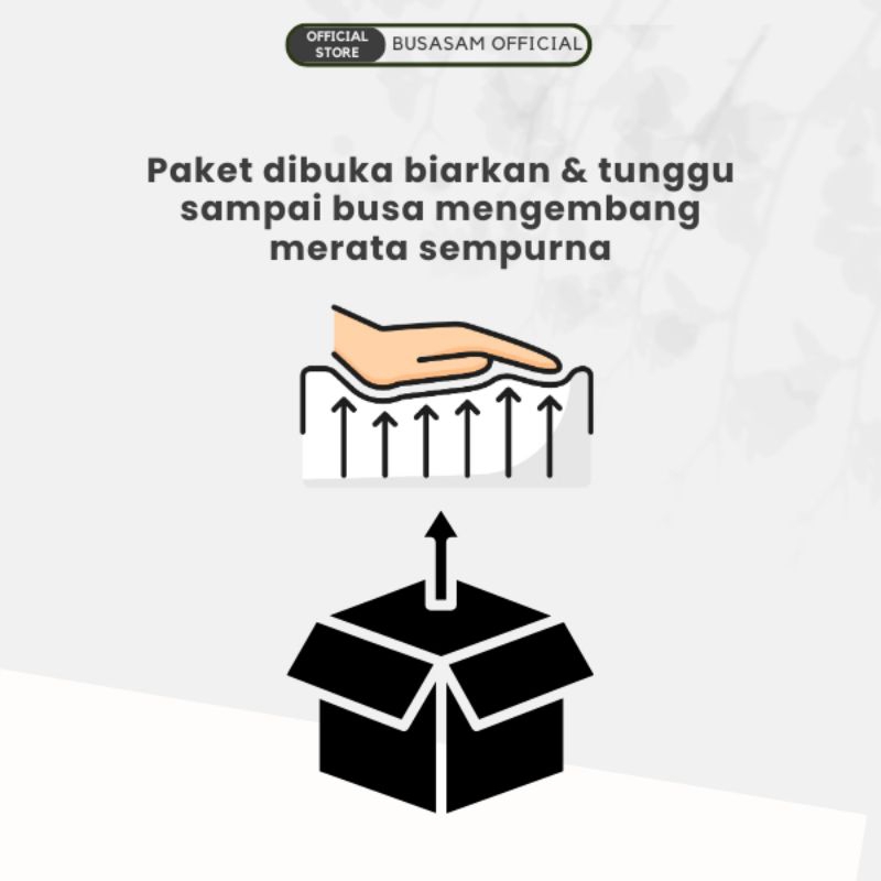 Miraee_26 Kasur Busa Spon Quantum Foam Kasur Busa Kasur Busa Delluxe ( ) Bergaransi Resmi