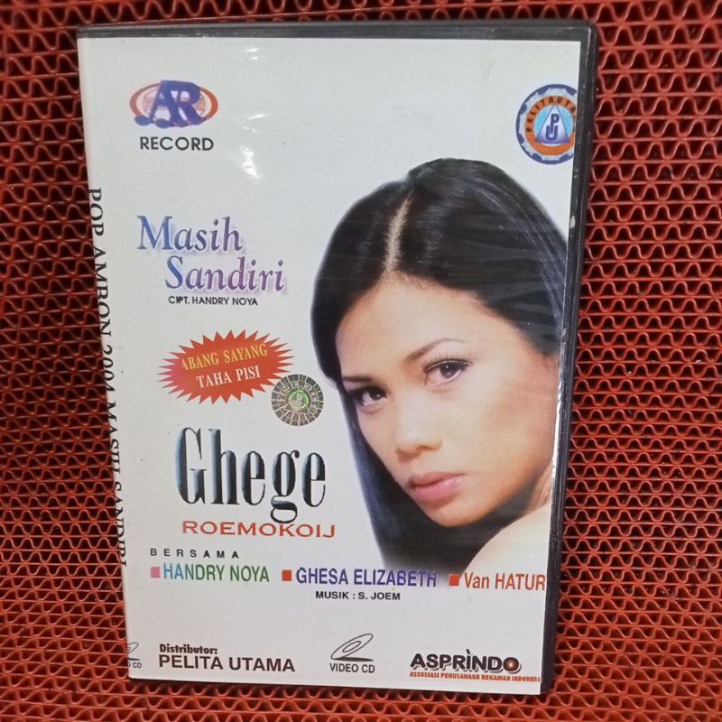 VCD LAGU MANADO...Ghege Roemokoij 100% ORIGINAL