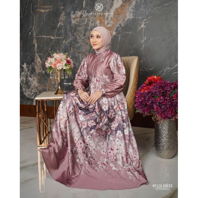 NADHEERA LUXURY HYLZA DRESS GAMIS MEWAH PREMIUM
