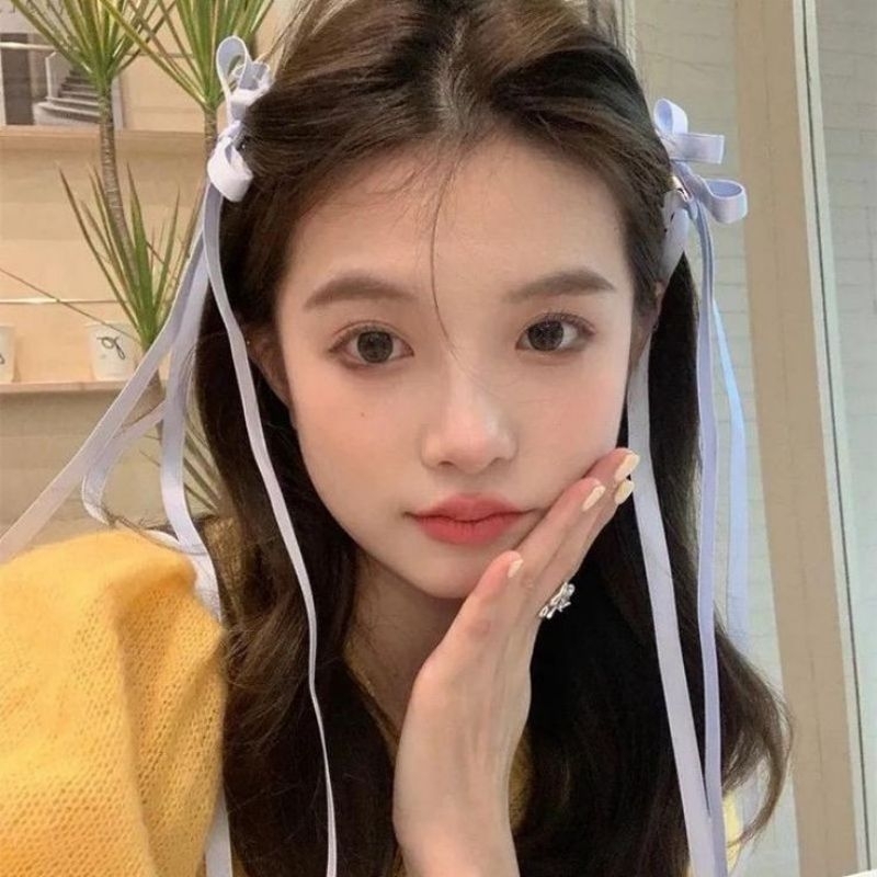 pita rambut korea/jepit pita rambut panjang/hiasan pita rambut