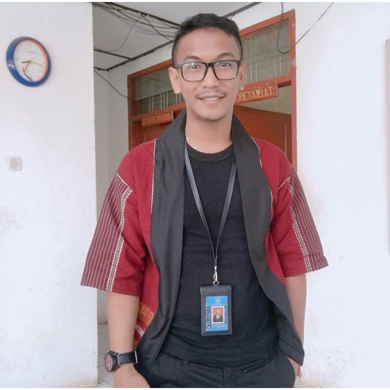 Cardigan Etnik Pria - Ulos Ragi Hotang