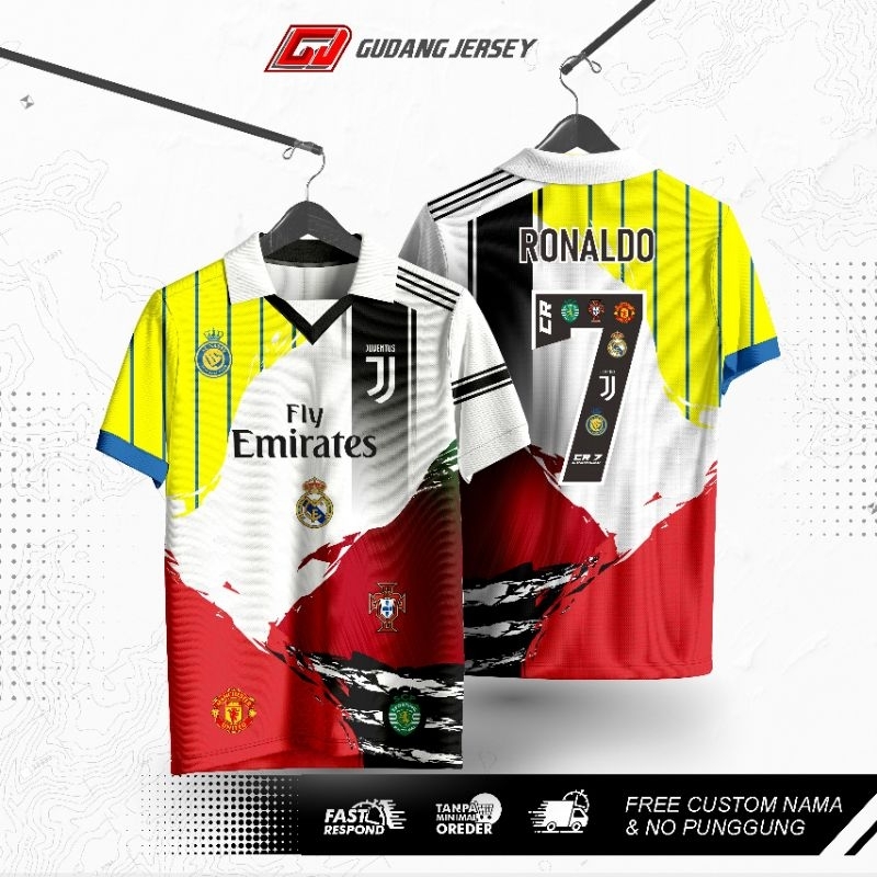 JERSEY FANTASY CRISTIANO RONALDO ALL TEAM / JERSEY CR7 / KAOS RONALDO / BAJU RONALDO