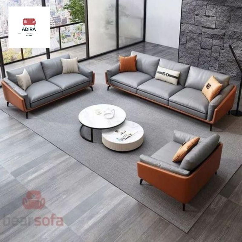 IDEA - Sofa Kulit 321 Kekinian
