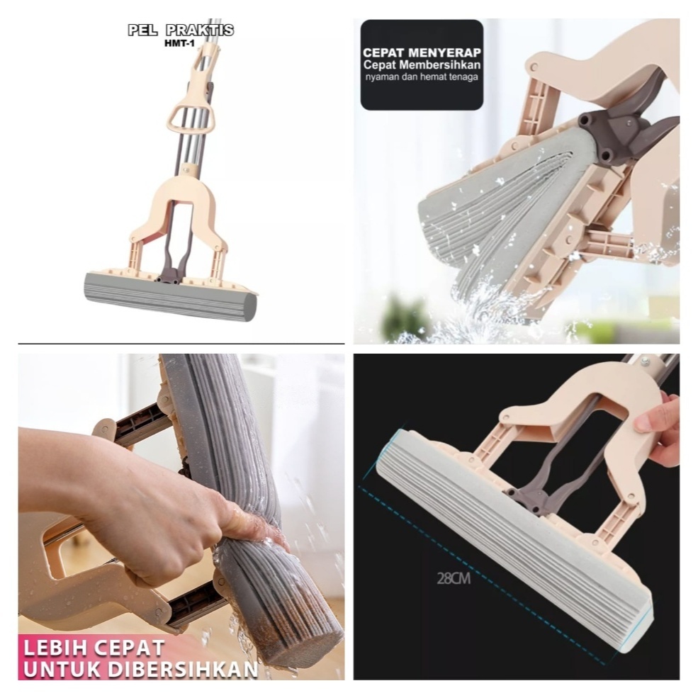 MOP alat pel lantai pel peras mop spons sponge lantai