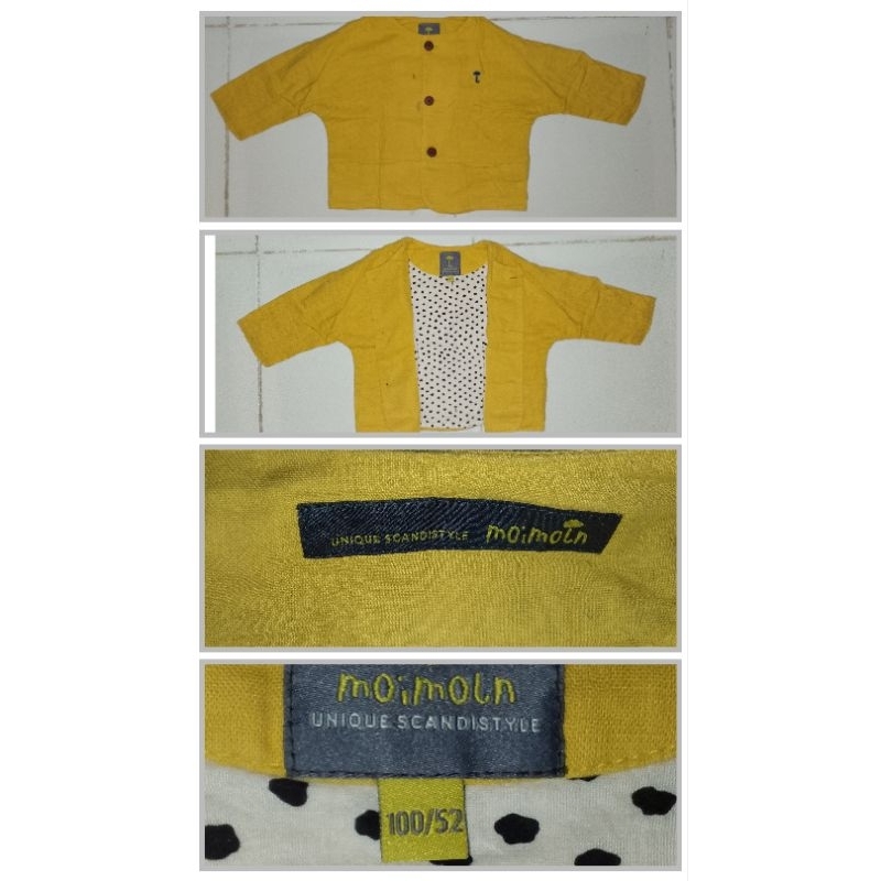 cardigan anak by moimoln usia 3-5tahun