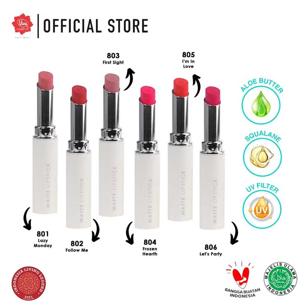 Red A Matte Lipstik 2,5 gr