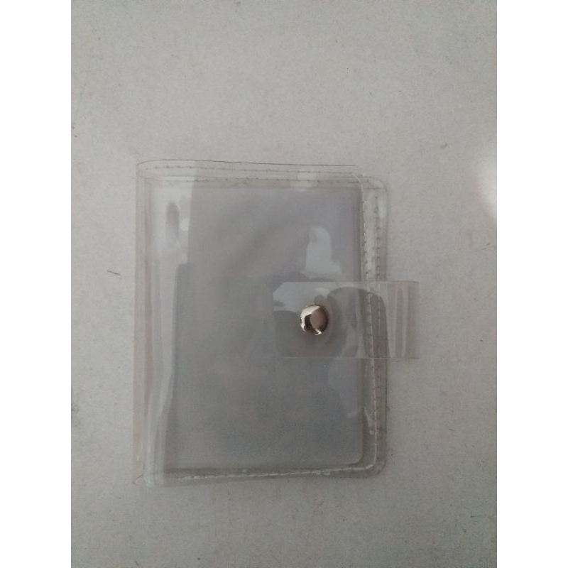 mini kpop photocard binder transparant