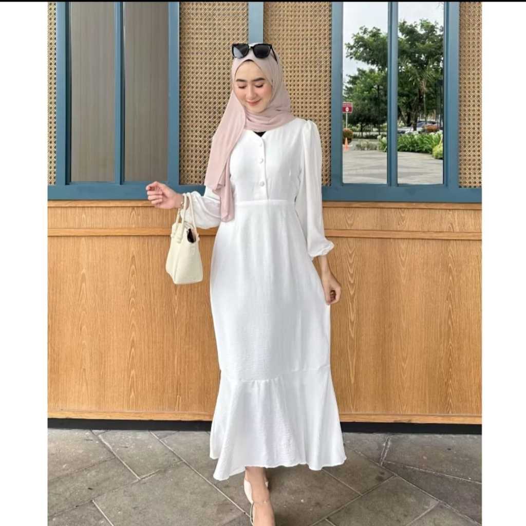 DRESS SLIMFIT REMAJA WANITA // GAMIS WANITA DUYUNG TRENDY KEKINIAN