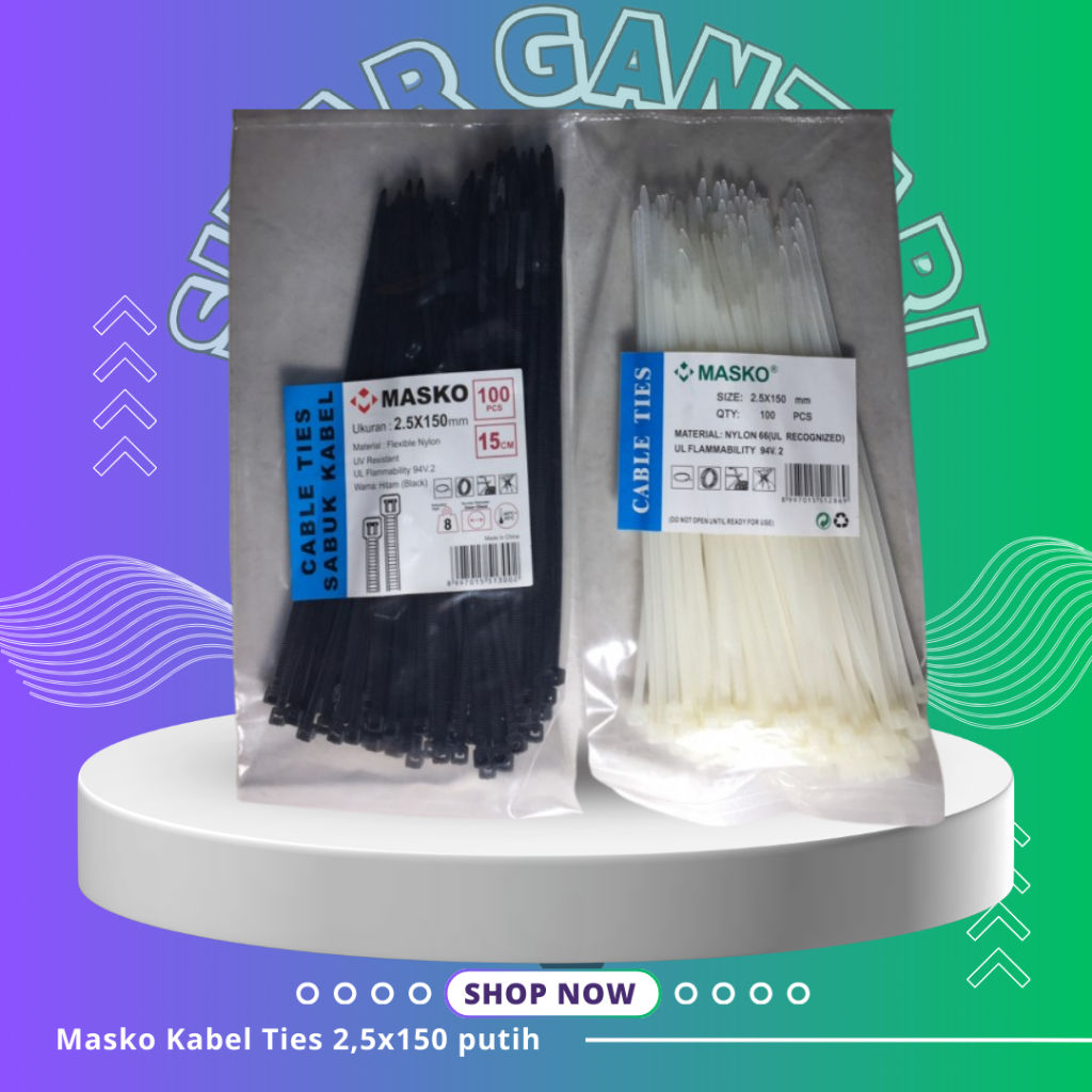 

Masko Kabel Ties 2.5x150 mm
