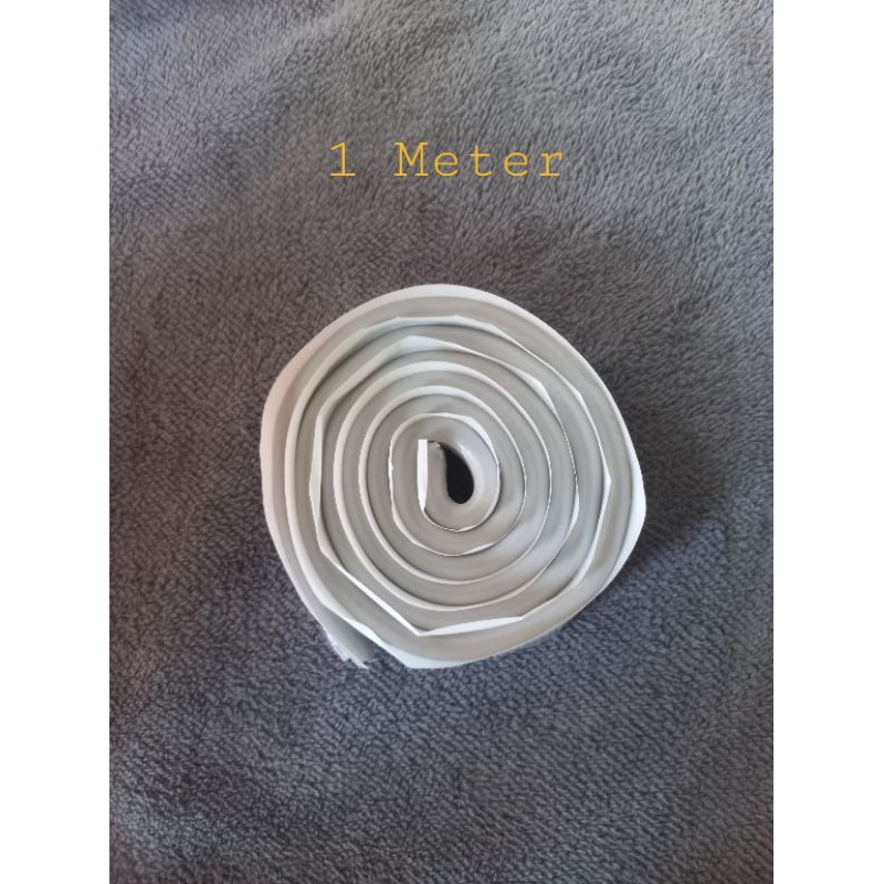 Lem retrofit perekat mika kaca lampu headlamp orgavyl butyl snake glue sealant tape 1meter warna abu