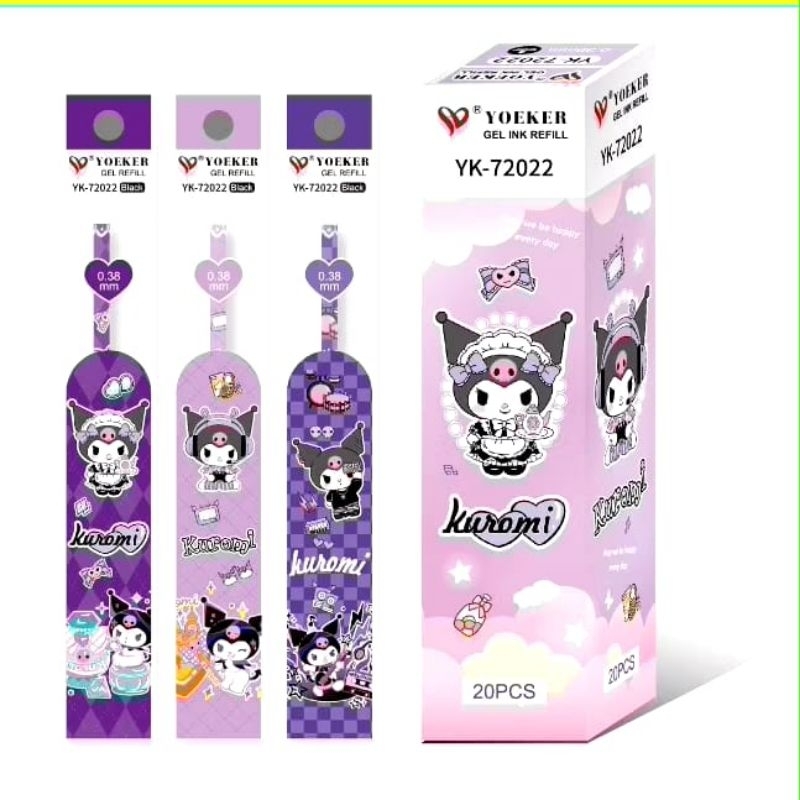

[20 PCS] ISI Pulpen Gel / Refill Jel Pulpen / Isi Ulang Pen GPR / Refil Tinta Pulpen Gen Karakter Lucu