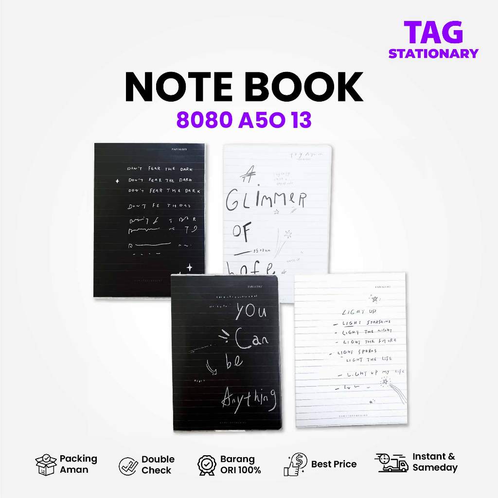 

GREEBEL Buku Tulis / Note Book 8080 A50 13 / Buku Tulis Lucu Timur Agung Grosir