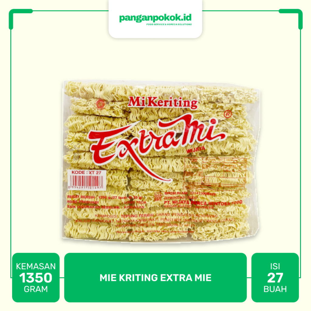 

Mie Keriting Extra Mi Kemasan Besar (isi 27pcs)