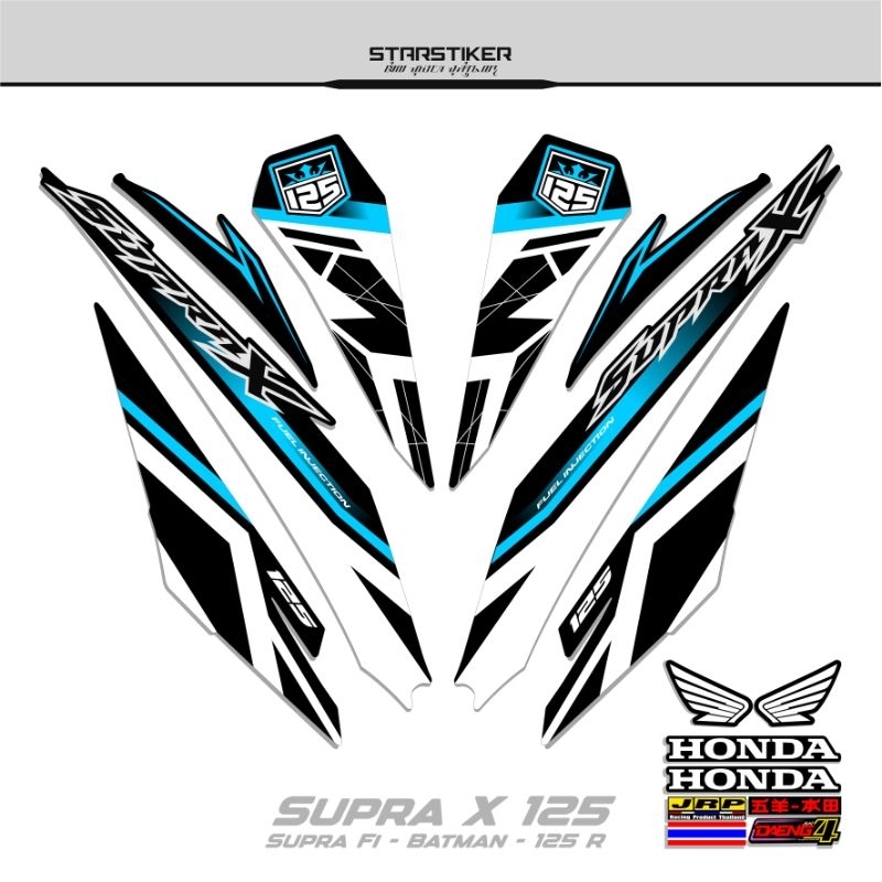 13/Striping Supra X 125 R/Stiker Supra X 125 Fi/Sticker/Supra-x 125 R/Wave 125 R/Stiping/List/Polet/