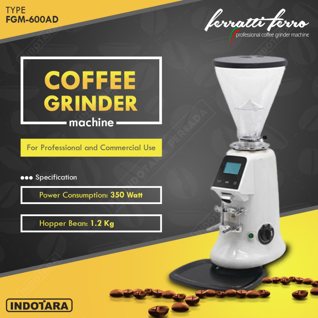 Coffee Grinder Machine / Alat Penggiling Kopi Ferratti Ferro FGM600AD