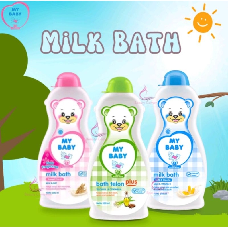 My Baby Milk Bath - Sabun Cair Bayi 200ml