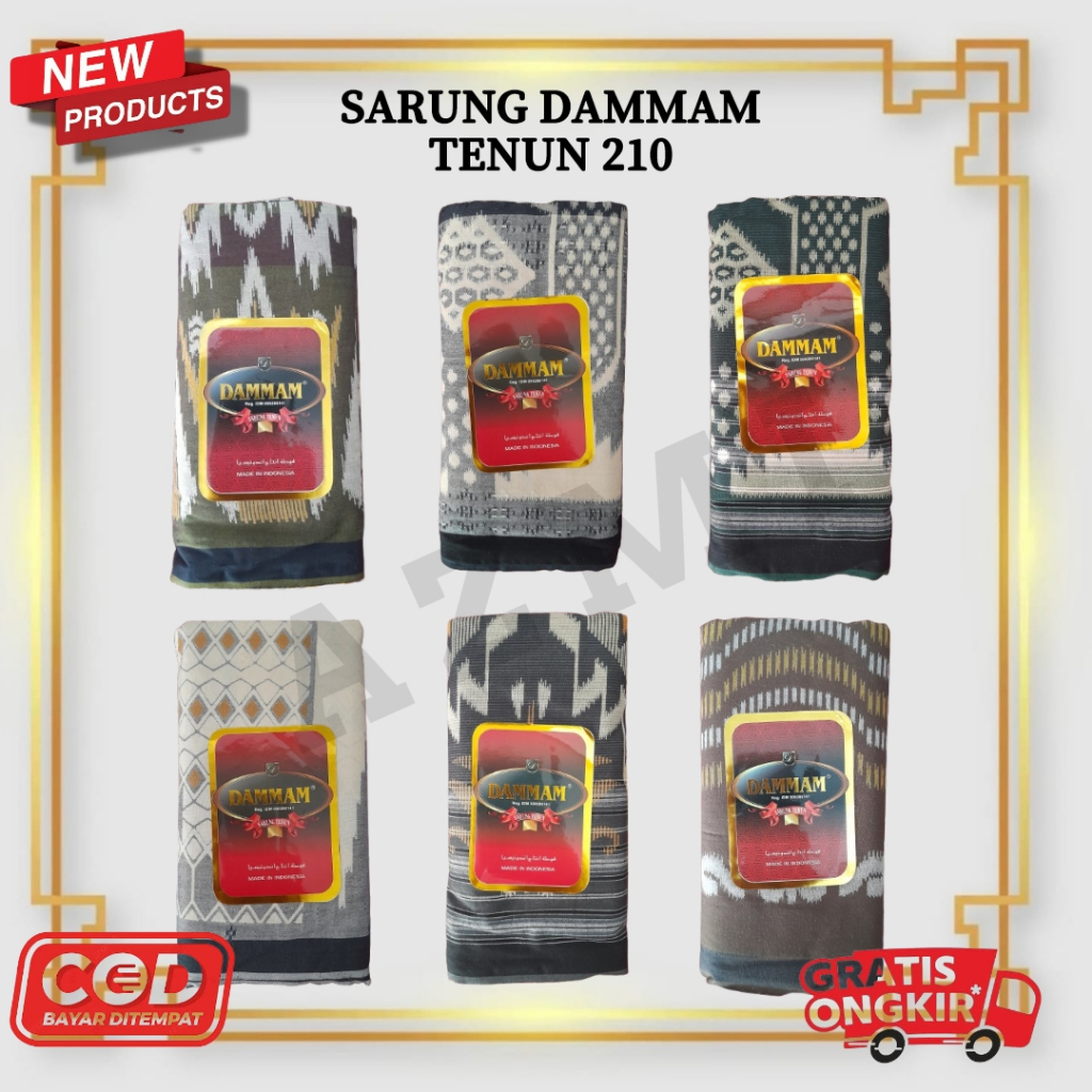Sarung Dammam Tenun 210 Dolby Rayon / Sarung Tenun Damam Dorbi Rayon Murah berkualitas