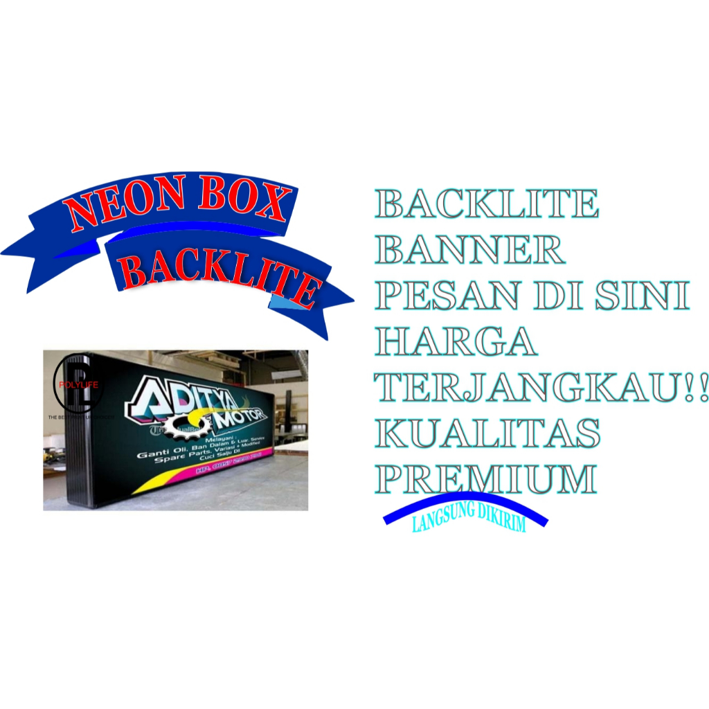 Neon box petak/lampu neon/box lampu