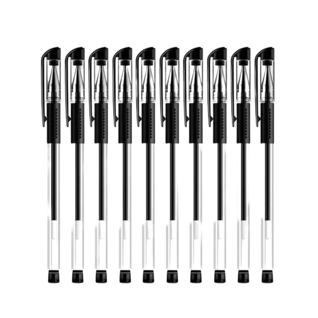 

( GROSIR DAPAT 10 PCS PULPEN ) PULPEN GEL MIMI 0. 5MM PULPEN GEL WARNA HITAM