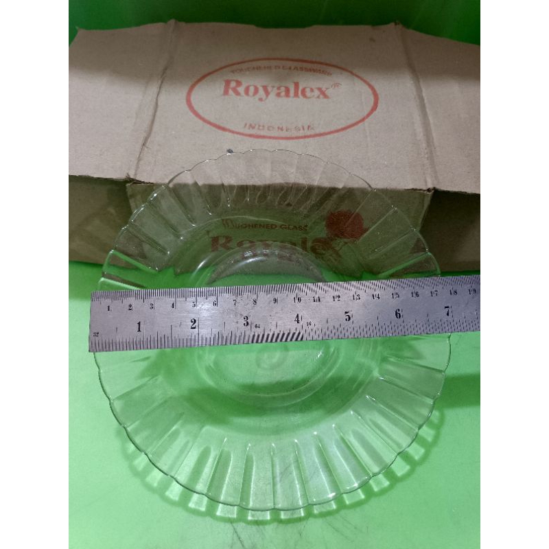 Piring Sambal 7" inci Kaca ROYALEX 1Kotak/6Pc