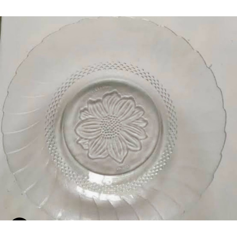 Piring Kaca Bening (termurah)