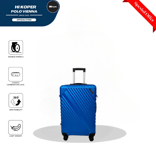 Polo Maldives 805 Size 20 Inch Koper Original Kabin & Bagasi Premium Fiber Kekinian