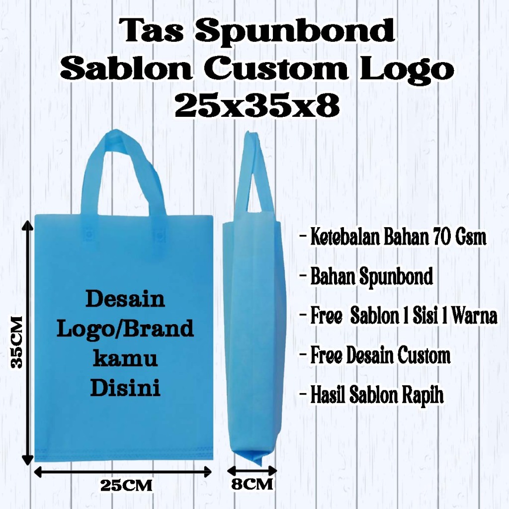 

Tas Spunbond 25x35x8 Sablon Custom Tas Spunbond Sablon Custom Goodie Bag Sablon Custom