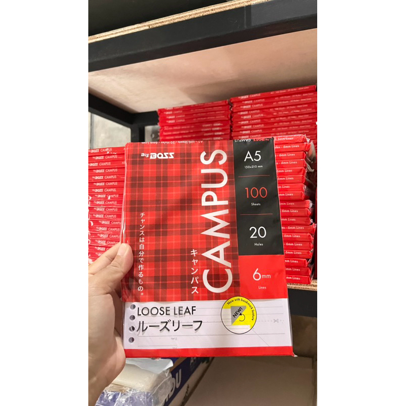 

Loose Leaf Isian Binder A5 isi 100 - bergaris