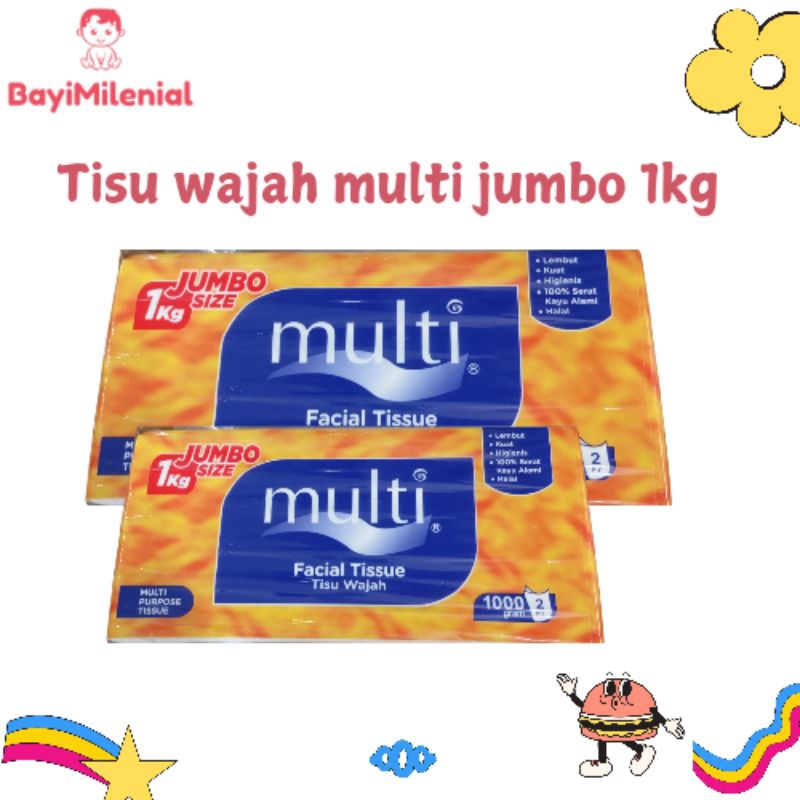 tisu wajah multi jumbo 1kg