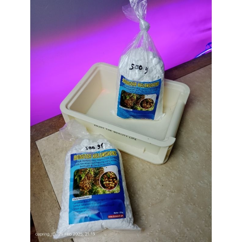 Mokilo43 Pupuk Booster Kelengkeng Murni Serbuk 500Gr 250Gr Horor Buah Nya