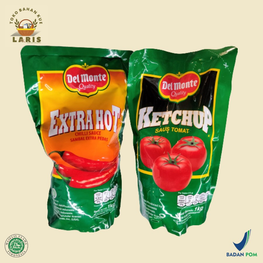 

DELMONTE TOMAT & EXTRA HOT KEMASAN 1 KG